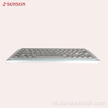 Keyboard Logam dan Panel Sentuh